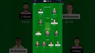 Bash league hea vs six t20 match dream team