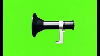 Megaphone Green Screen - Assembly & Rotation Effects
