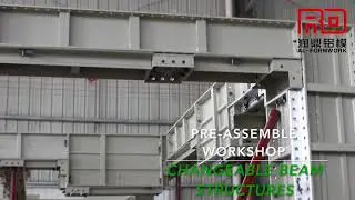 Different shapes in one beam structure of aluminum formwork system RD AL-FORMWORK