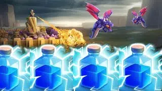 Lightning Spell is Back?? TH10 Dragon-Zap Attacks! | Clash of Clans