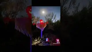 Halloween Glowing Pumpkins! #fyp #shorts #halloween #glowing #pumpkin #fullmoon #scary #foryou #wow