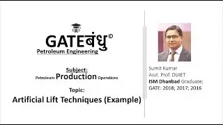 Production | A\L Techniques | Example | point of gas injection | Sumit Kumar