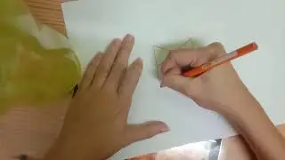 Freehand geometry: equilateral triangles and six-pointed star