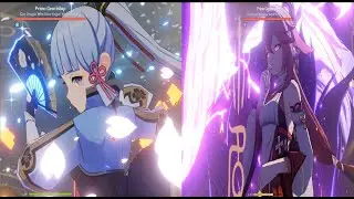 C0 Ayaka vs C0 Yae Miko Burst Damage Comparison