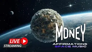 LIVE Money Affirmations 🌌 Space Ambient Music | Manifest Wealth & Abundance