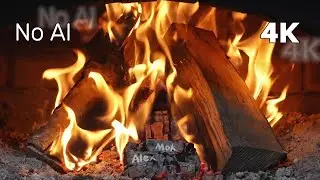 The Most Relaxing Videos р.27 - quiet, soft, unhurried fire, cozy fire. Fireplace 4K ULTRA HD