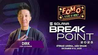 Дирк: Соучредитель CUDIS | Программа Solana Breakpoint 2025