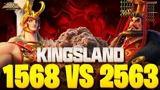 1568 vs 2563 Kingsland Fighting | Rise of Kingdoms