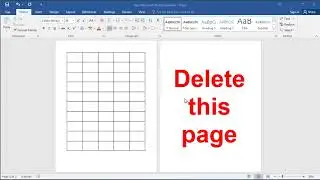 How to delete annoying blank page after a table in Word: Get rid of the blank page after a table