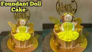 Yellow Colour Barbie Doll Cake | Barbie Doll Cake Amazing Design | anshucakes