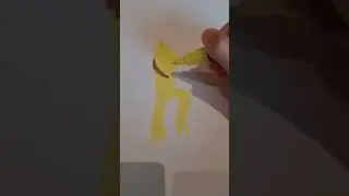 How to draw rainbow friend yellow from fnf