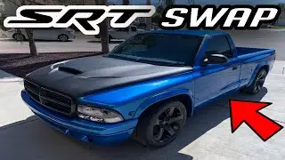 SRT HELLCAT HOOD ON A DODGE DAKOTA | HELLKOTA EP63