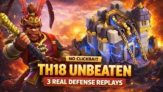 TH18 UNBEATEN BASE 😱 | 3 Real Defense Replays | Clash of Clans
