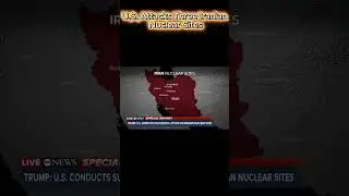 U.S. Conducts Successful Attack on Three Iranian Nuclear Sites. #trump #news #attack #iran #politics