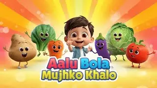 Aaloo Bola Mujh Ko Khalo | आलू बोला मुझको खालो | Hindi Pome For Kids | Nursery Rhymes For Baby 