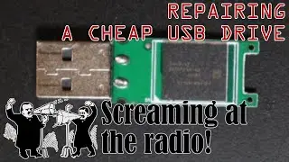 Repairing a cheap USB drive and why those things are so crappy