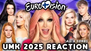 UMK 2025 🇫🇮 | All Songs Reaction | Finland in Eurovision 2025