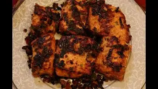 Baked Salmon without Oven I Salmon Recipe with English Captions I Fish Pan bake with Curry leaf I