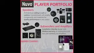 Legrand Nuvo Player Portfolio: Whole Home Audio System - Available at Cable and Connections
