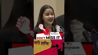 Shweta Umre, 1st Winner 🏆 of National Youth Parliament #youthpower #maharashtra #pmmodi #parliament
