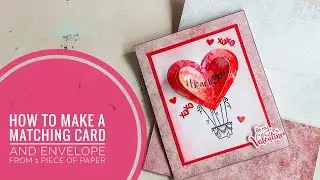 How to Make a Matching Card and Envelope from 1 Piece of Paper