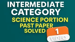 IBA Sukkur Intermediate Test | Science Past Paper Solve | Most Repeated MCQs | 100% Test Based