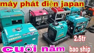 máy phát điện nhật bãi , máy dâu máy xăng