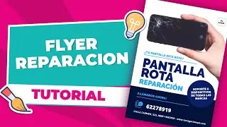Crear p&oacute;ster de REPARACI&Oacute;N de M&Oacute;VILES #dise&ntilde;os #gratis