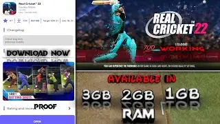 How to Download Real Cricket 22 In 2023// Rc 22 Download Trick for 3GB/2GB/1GB Ram Phone / Update 22