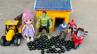 Thanosh ran away with Gudiya Rani's marbles toys video