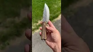 WIP mammoth hunter looking snazzy. #bushcraftknife #campknife #blade #outdoorgear #outdoorknives