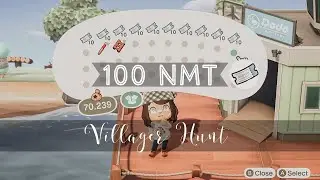 100 NMT DREAMIE VILLAGER HUNT | Animal Crossing New Horizons | theresa of erised