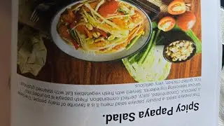 Thai cooking class/ making spicy papaya salad/Siam @ siam design hotel pattaya