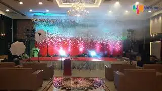 HR Bro's pro Stagecrafts Services Hub. #WeddingSangeet #Happydancingfeet
