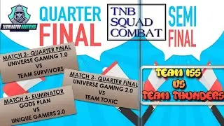SemiFinal and Quater Final |TNB Squad Combat| TNB SUMIT YT| Freefire Live | Terminator Brothers