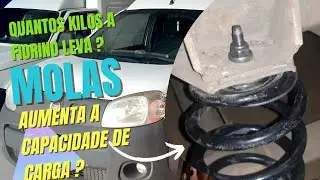 Quantos Kilos a Fiorino Leva de Carga ? As Molas aumenta a capacidade de Carga ? #fiorino