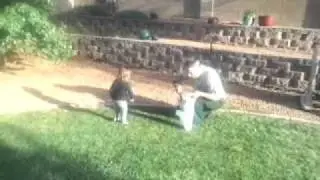 PapaDoc on poop patrol