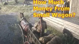 How Much Money Do You Get From Small WAGON Full Delivery From The Traders Business? Red Dead Online