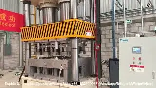 Core plug press machine working in Mexico #coreplug #mexico #pressmachine #palletmachine