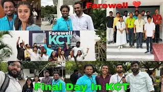 My Final Day In KCT | Farewell 2023 | Kumaraguru College of Technology | PG Farewell KCT