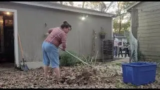 Garden with me.....Winter garden cleaning and composting in zone 9/Texas.