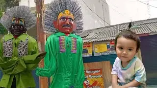 Ondel Ondel Ngamuk | Ondel Warna Hijau | Sanggar Haikal Jaya