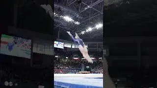 Unbelievable Gymnastics Routine on the Balance Beam 🔥 | Perfect Focus & Control!
