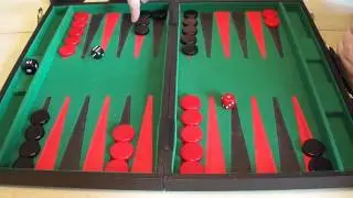 Backgammon for complete beginners.  Part 4 - The opening roll.