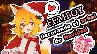 TU NOVIO FEMBOY Y TU DECORAN EL ARBOL DE NAVIDAD✨🎄✨ #femboy #asmr #navidad #rolplay #amor