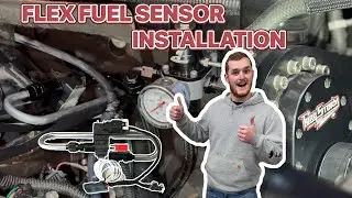 Installing flex fuel/E85 sensor