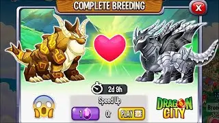 Dragon City: Double Terra Dragon vs Double Metal Dragon [EXCLUSIVE BREEDING] 😱