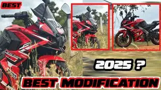 Bajaj rs200 2025 | best modification | full body vinyl wrapping  | modification 