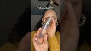 Makeup setting spray ASMR anyone? 🫧 #settingspray #charlottetilbury #makeup