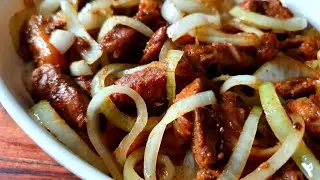 How To Cook ala Bistek Pork Steak~Pinoy Ulam
